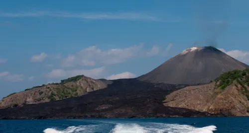 Barren Island active volcano Andaman Nicobar Islands